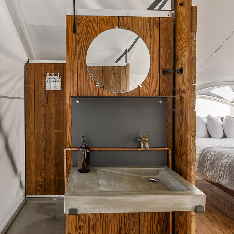 Stargazer Tent with Private Bathroom