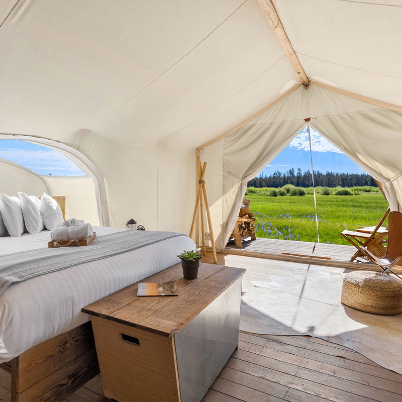 Stargazer Tent with Private Bathroom