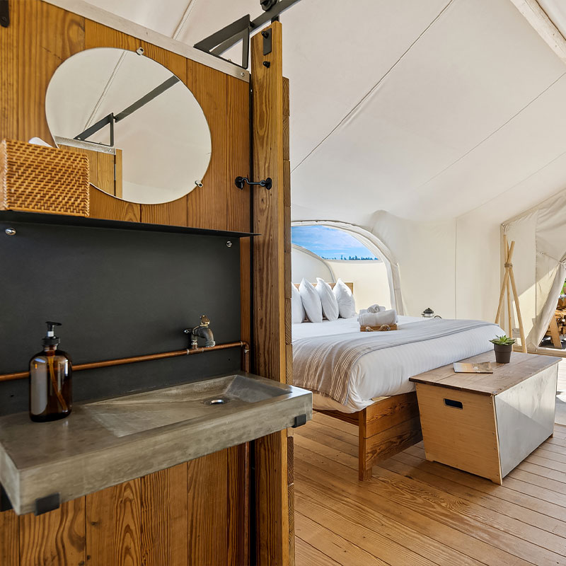 Stargazer Tent with Private Bathroom