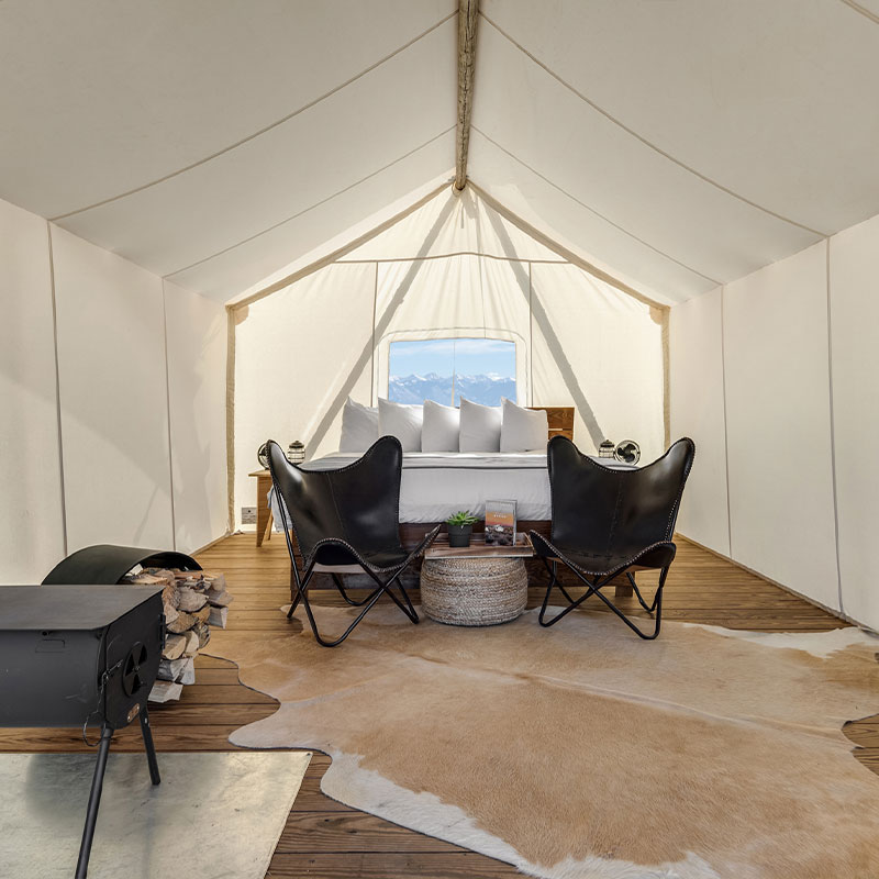 Safari Tent with Shared Bathroom