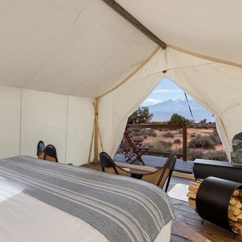 Safari Tent with Shared Bathroom