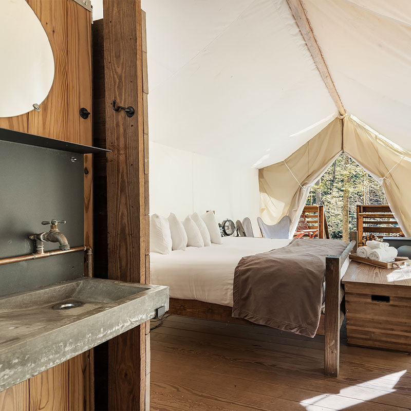 Deluxe Tent with Private Bathroom