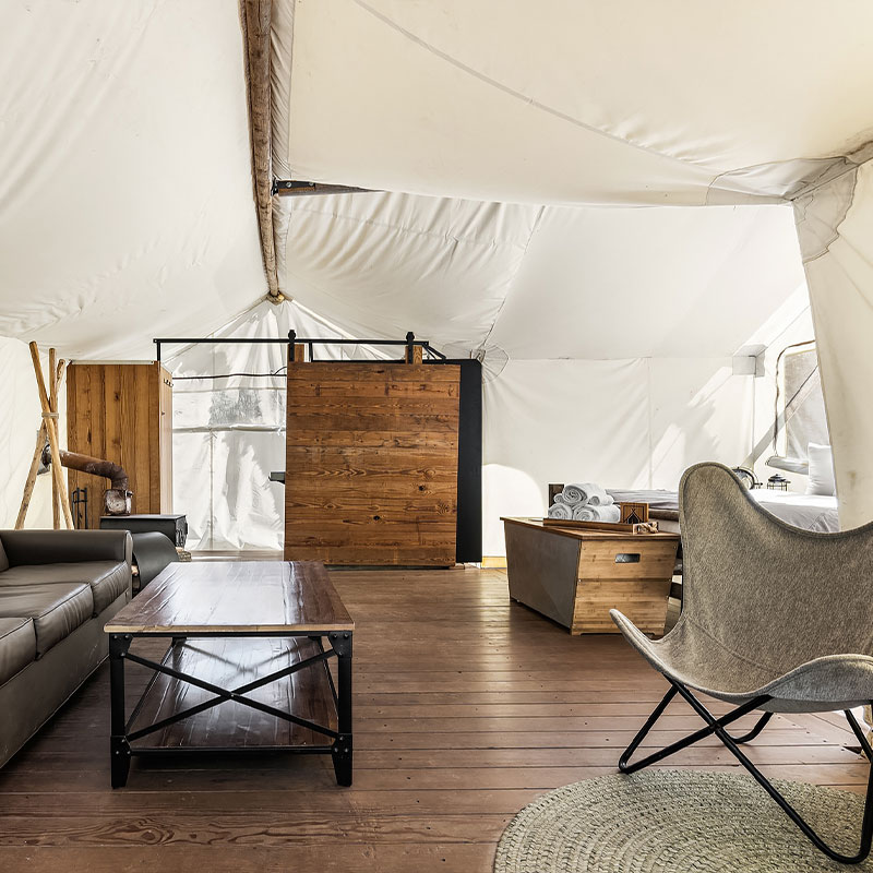 Suite Tent with Private Bathroom