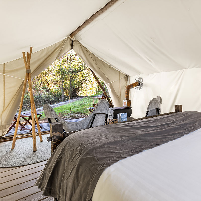 Safari Tent with Shared Bathroom