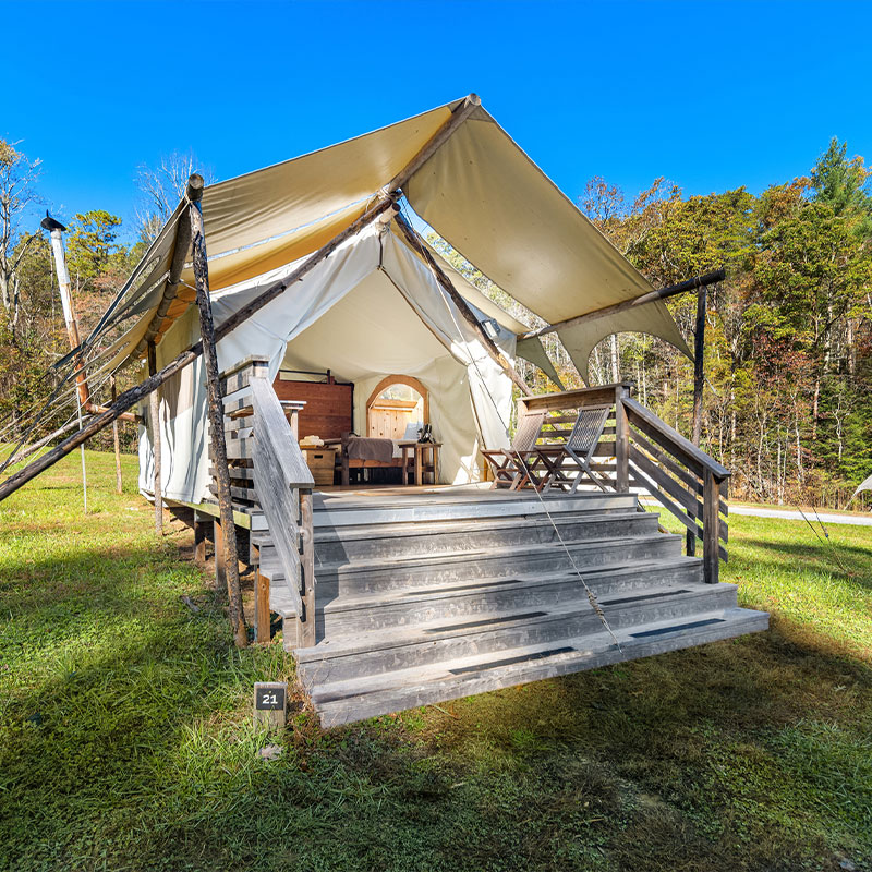 Stargazer Tent with Private Bathroom