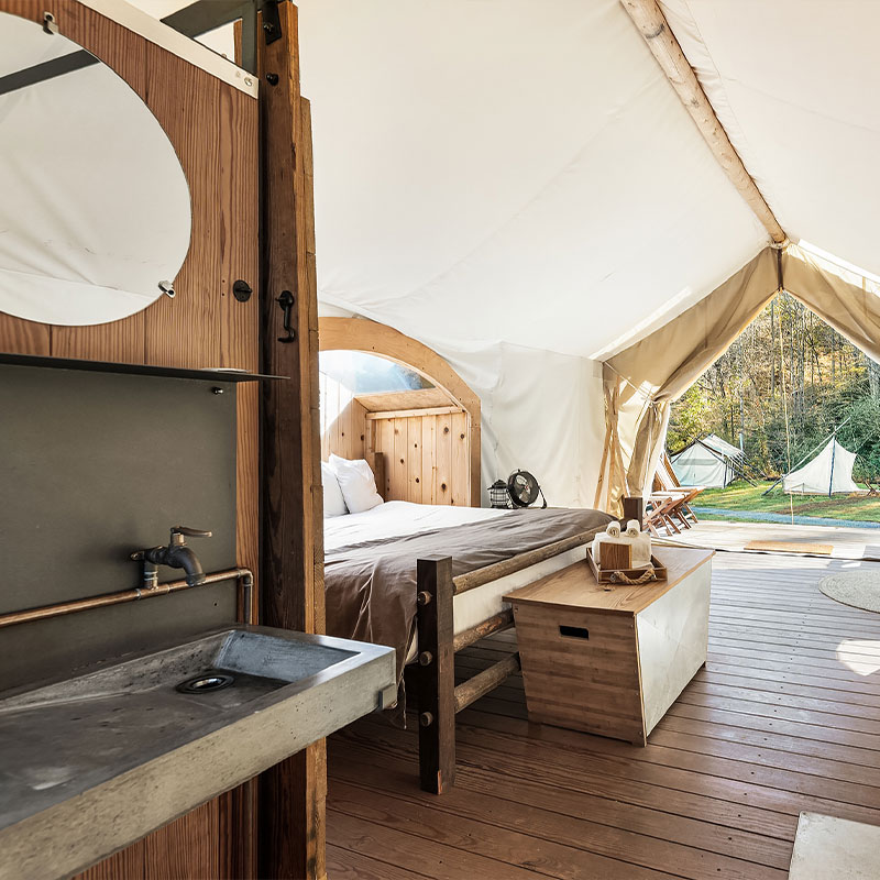 Stargazer Tent with Private Bathroom