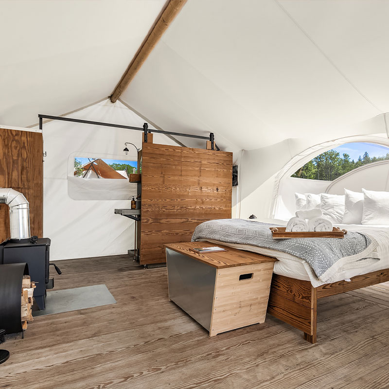 Stargazer Tent with Private Bathroom