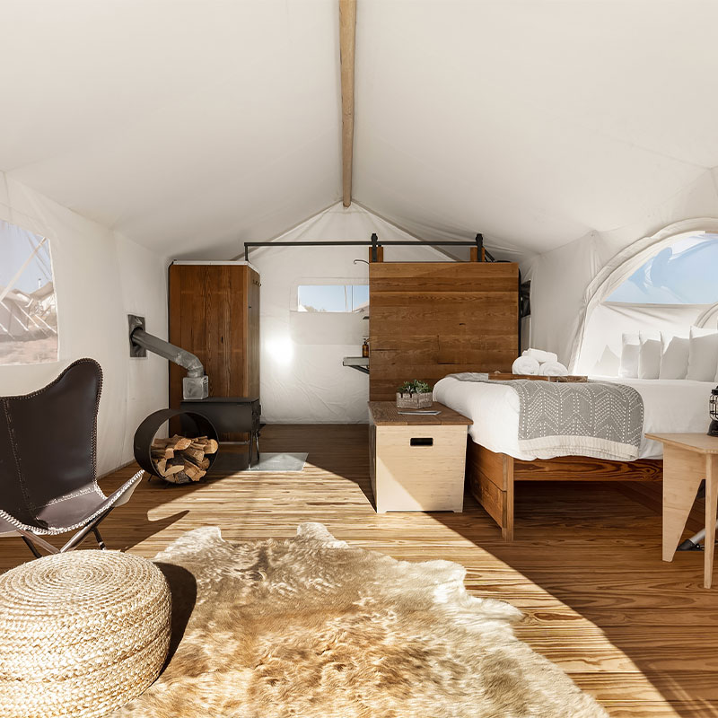 Stargazer Tent with Private Bathroom