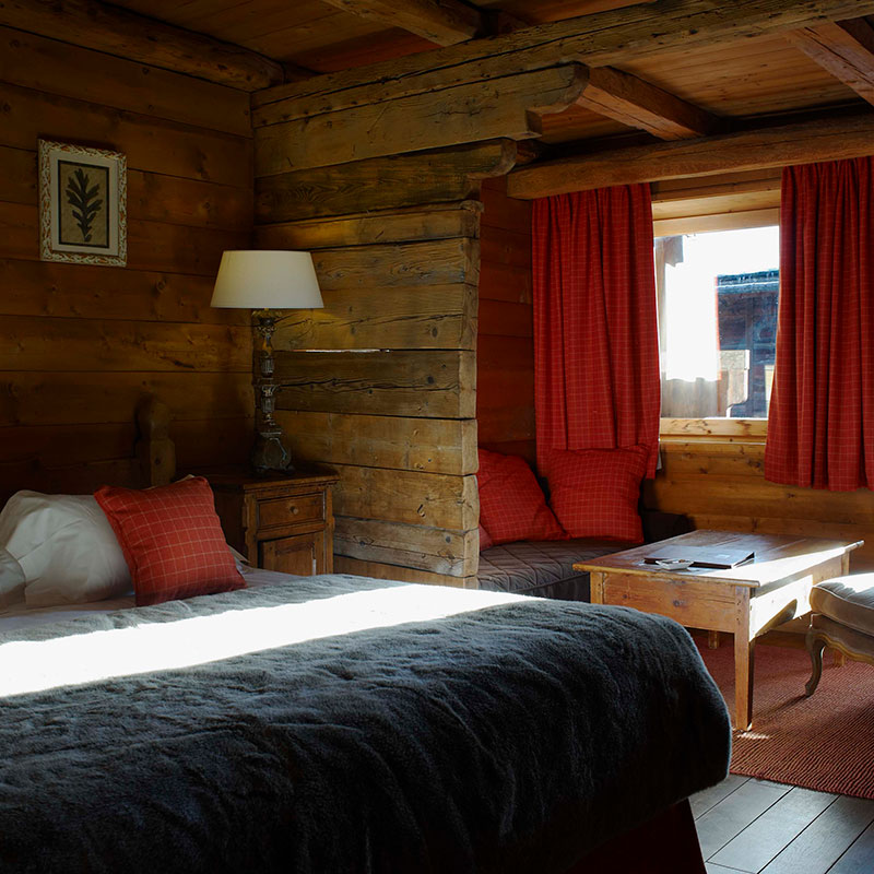 Bedroom with lounge area