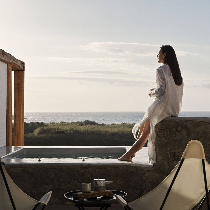 Honeymoon Suite Sea View Outdoor Hot Tub