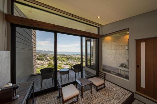 Twin Room with Tatami Area and Semi Open-Air Bath 2nd Floor