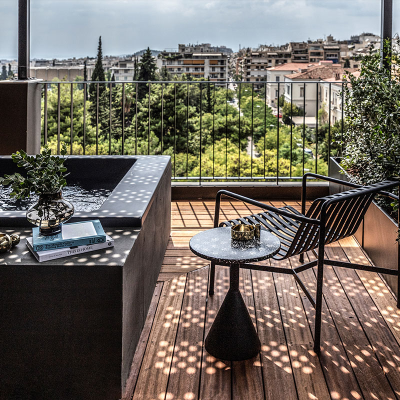Xlarge with Acropolis view & Jacuzzi