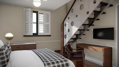 Rooftop Double Room with jacuzzi and Sea View