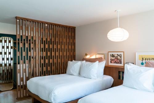 ADA Compliant Classic Two Double Beds with roll-in shower